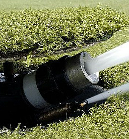 Kunstgrasveld Vitesse met beregening Aquaco